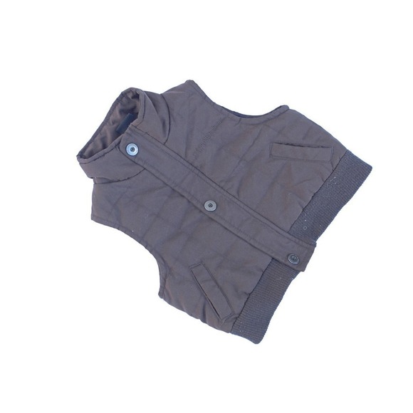 Calvin Klein Brown Puffer Vest for infant 3-6 Months | Infant Baby Outerwear - Picture 1 of 5